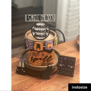 Hocus Pocus Tiered Tray Set of 11 Laser Cut